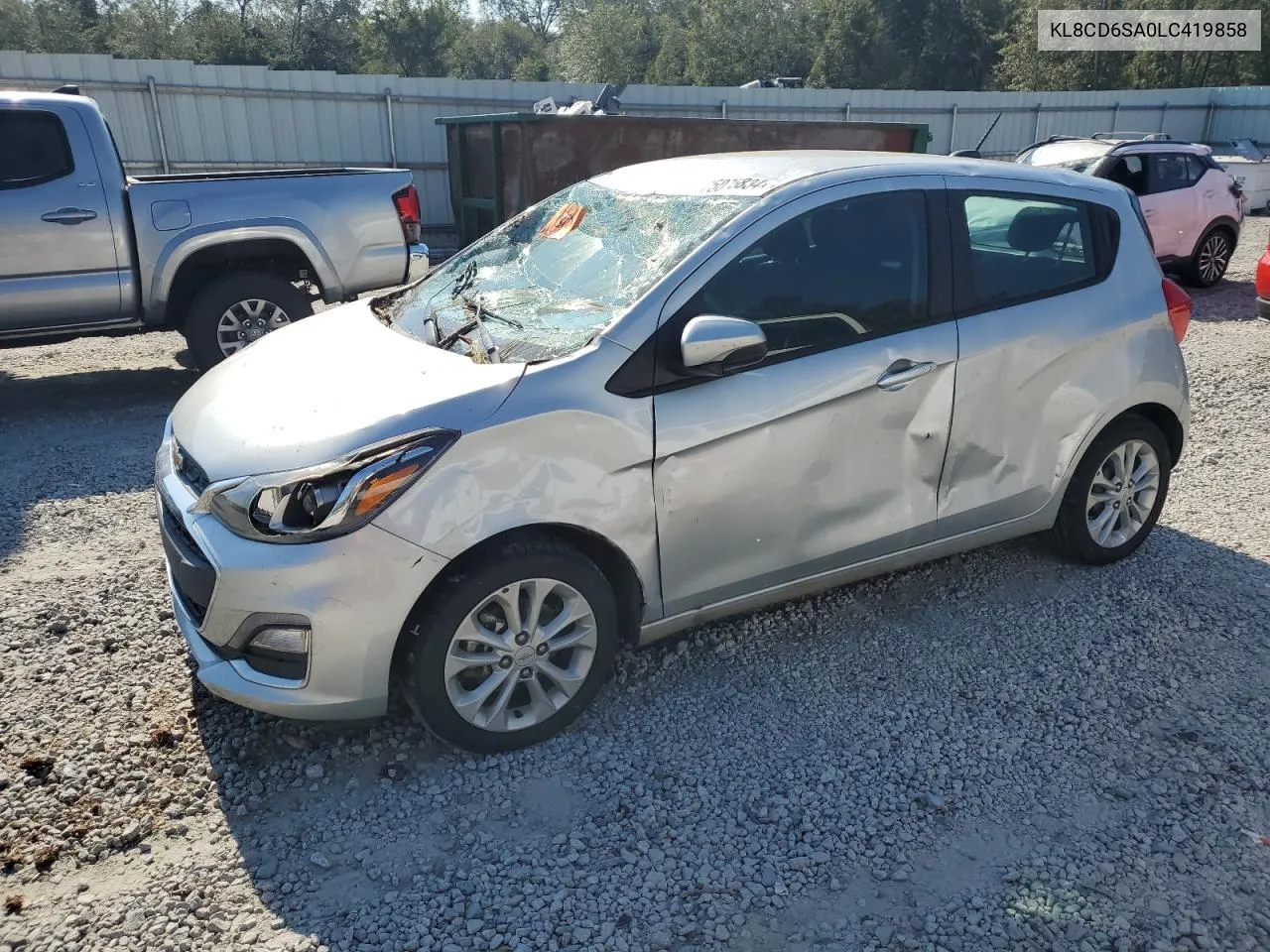 2020 Chevrolet Spark 1Lt VIN: KL8CD6SA0LC419858 Lot: 75075834