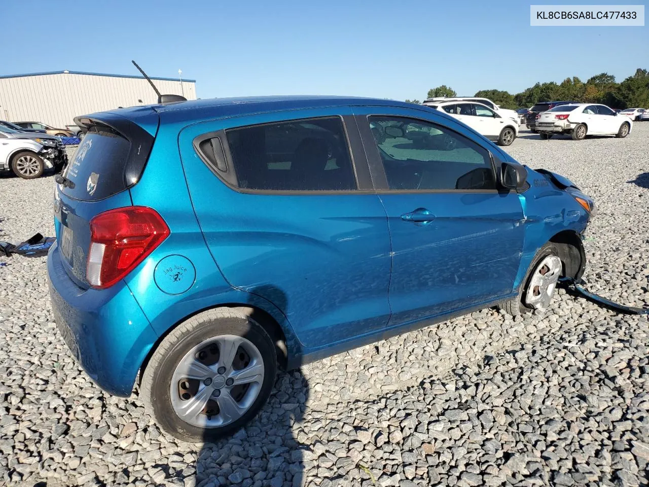 2020 Chevrolet Spark Ls VIN: KL8CB6SA8LC477433 Lot: 75508534