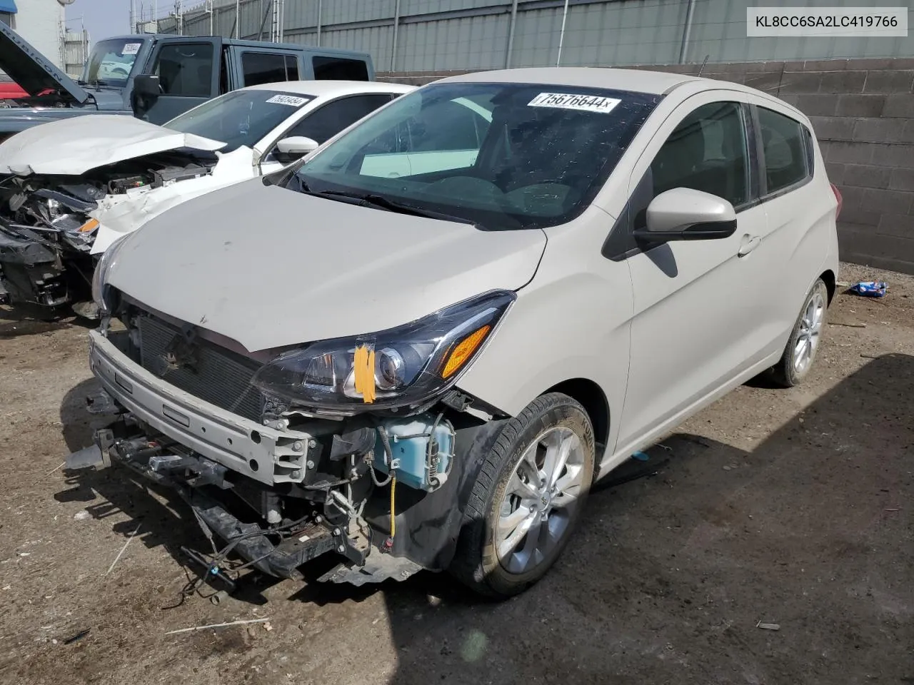 2020 Chevrolet Spark 1Lt VIN: KL8CC6SA2LC419766 Lot: 75676644