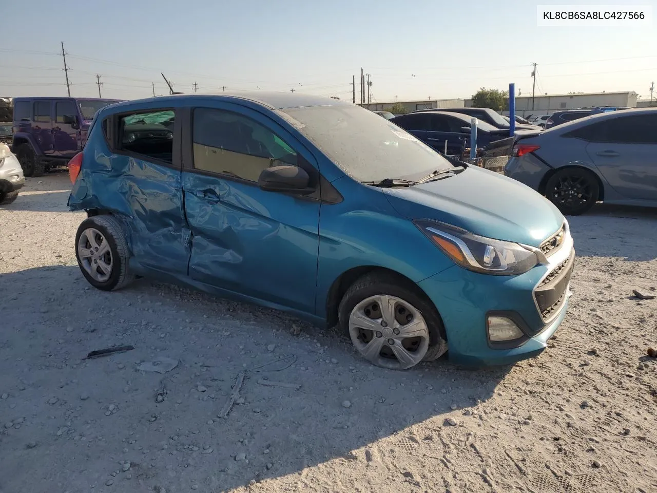 2020 Chevrolet Spark Ls VIN: KL8CB6SA8LC427566 Lot: 76168084