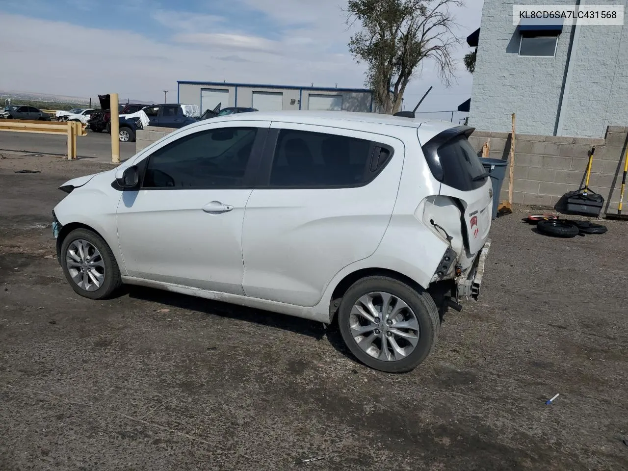 2020 Chevrolet Spark 1Lt VIN: KL8CD6SA7LC431568 Lot: 76416284