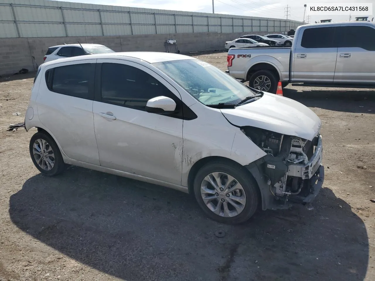 2020 Chevrolet Spark 1Lt VIN: KL8CD6SA7LC431568 Lot: 76416284