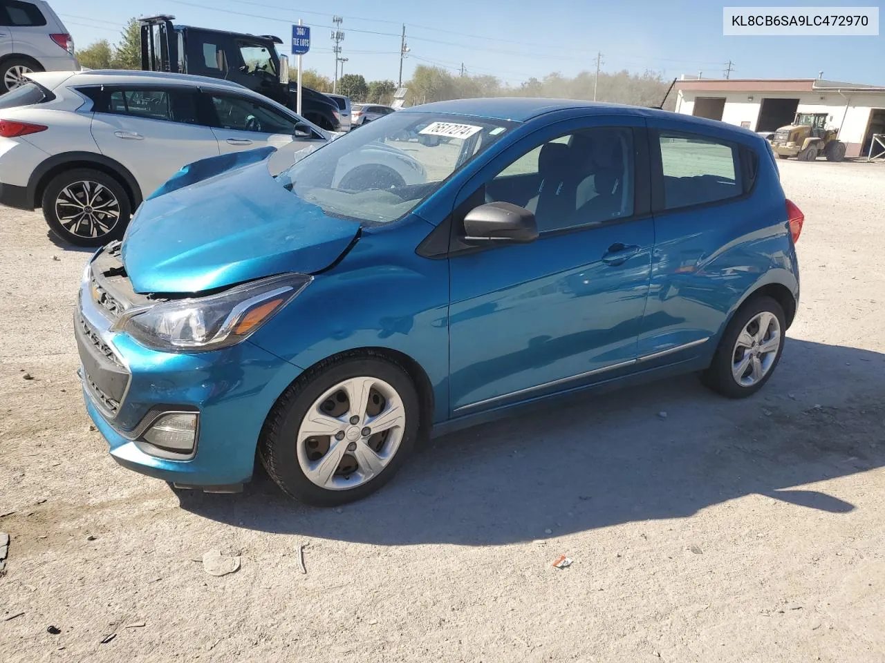 2020 Chevrolet Spark Ls VIN: KL8CB6SA9LC472970 Lot: 76517274