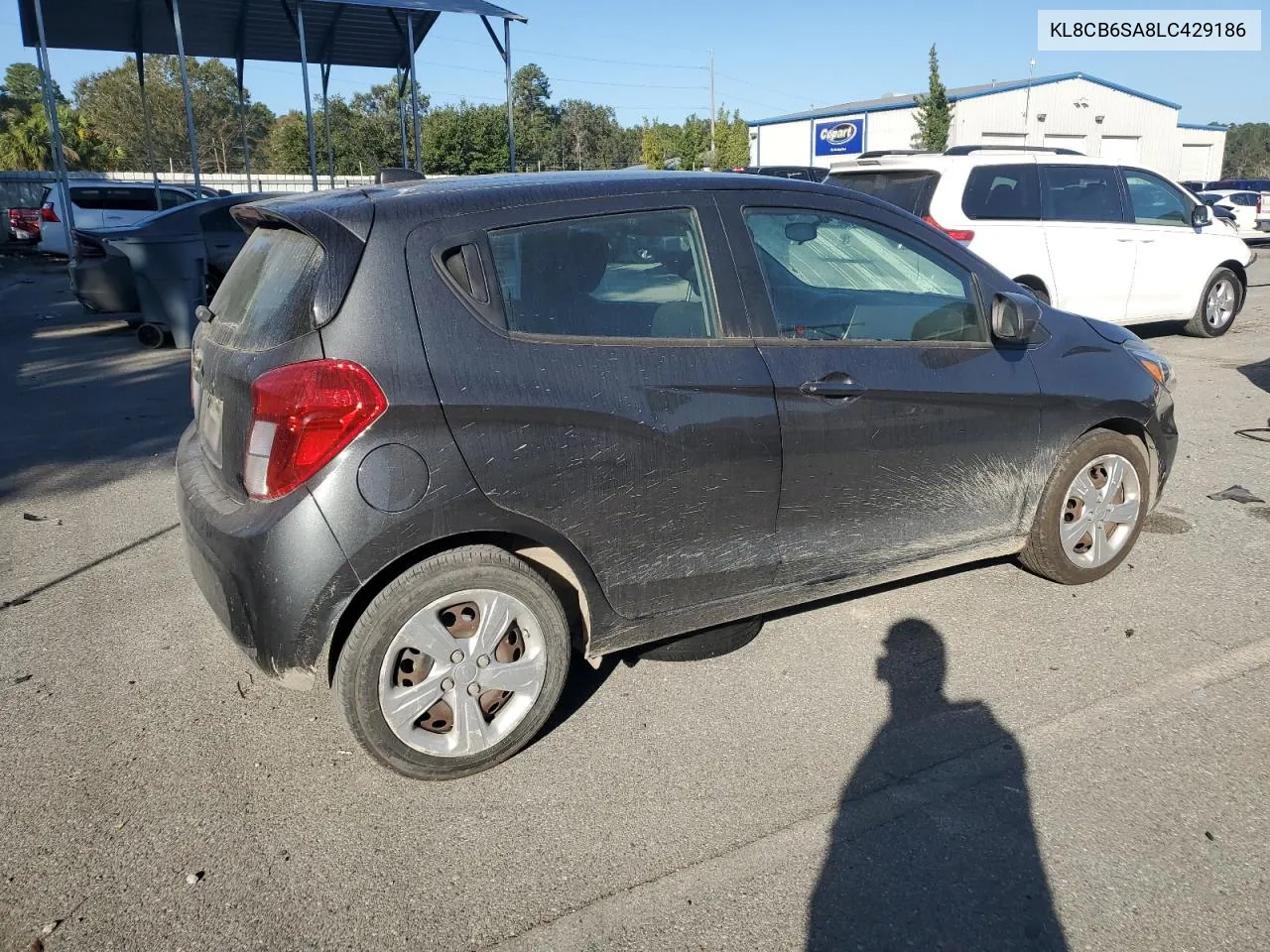 2020 Chevrolet Spark Ls VIN: KL8CB6SA8LC429186 Lot: 76712884