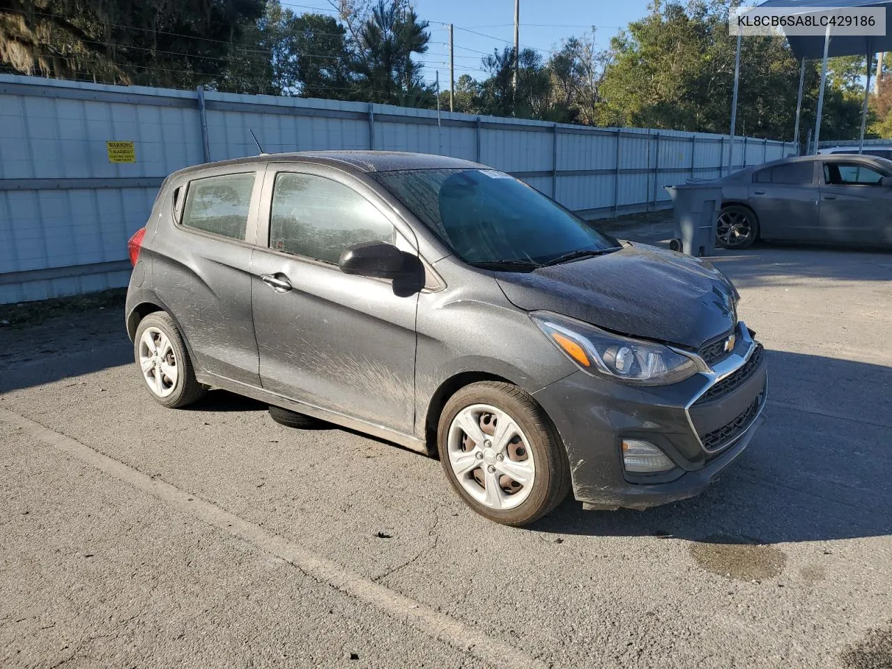 2020 Chevrolet Spark Ls VIN: KL8CB6SA8LC429186 Lot: 76712884