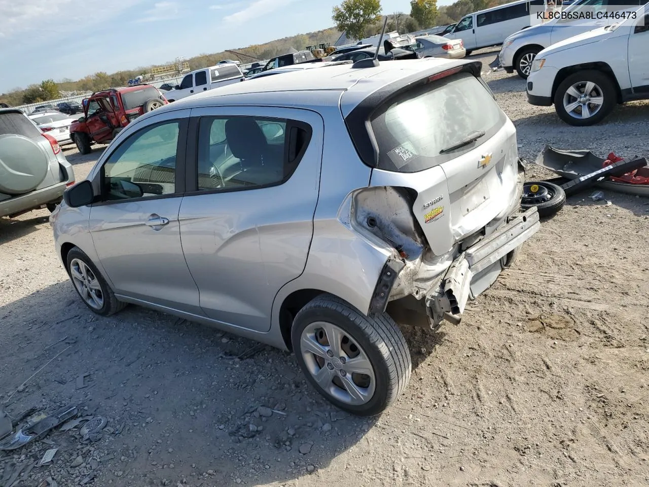 2020 Chevrolet Spark Ls VIN: KL8CB6SA8LC446473 Lot: 77564134