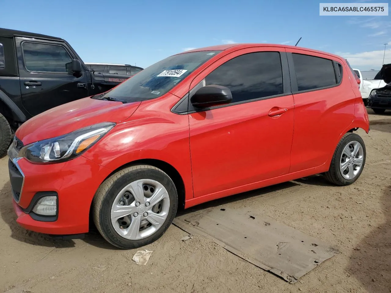 2020 Chevrolet Spark Ls VIN: KL8CA6SA8LC465575 Lot: 77910594