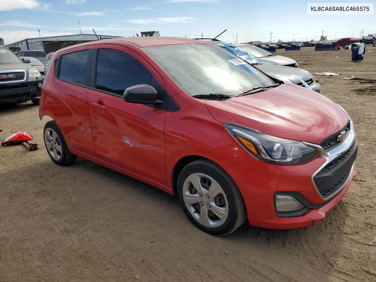 2020 Chevrolet Spark Ls VIN: KL8CA6SA8LC465575 Lot: 77910594