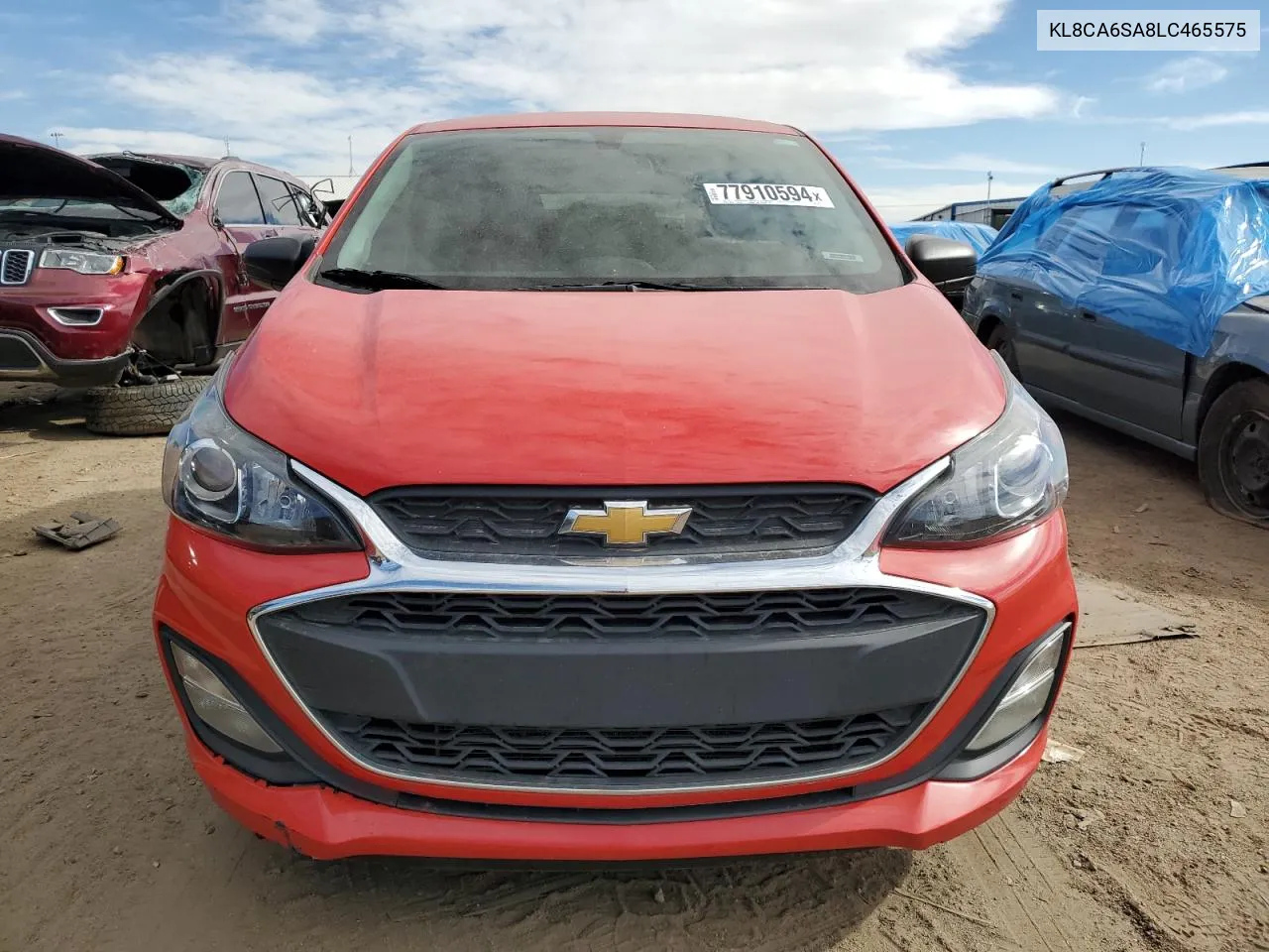 2020 Chevrolet Spark Ls VIN: KL8CA6SA8LC465575 Lot: 77910594