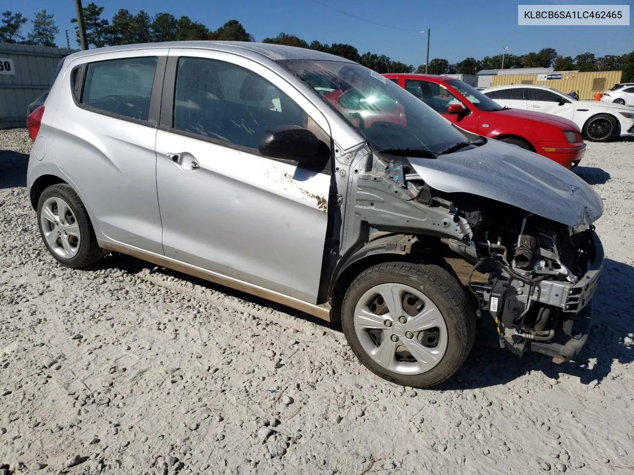 2020 Chevrolet Spark Ls VIN: KL8CB6SA1LC462465 Lot: 78239104