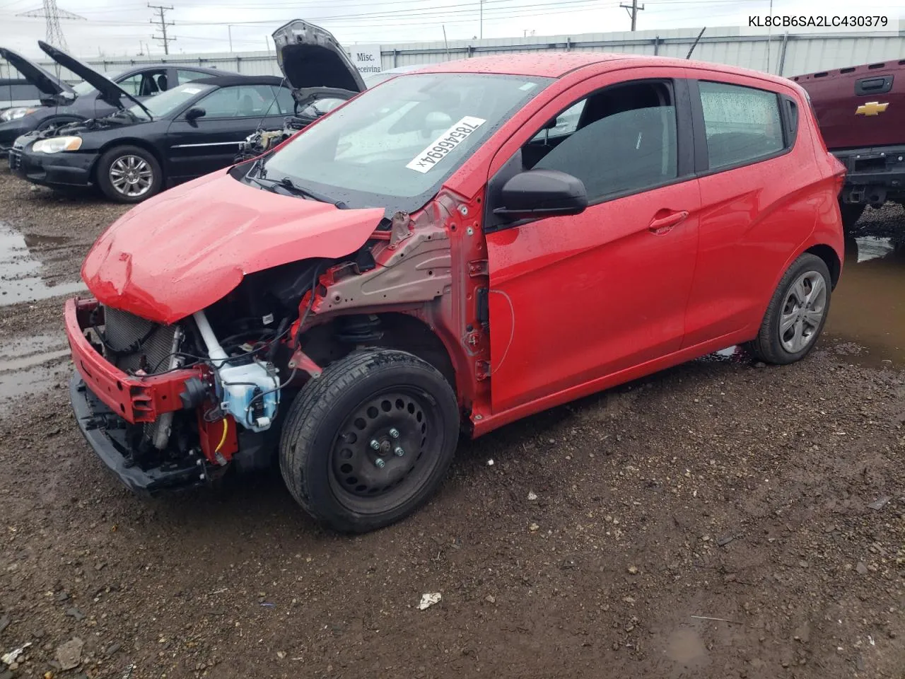 2020 Chevrolet Spark Ls VIN: KL8CB6SA2LC430379 Lot: 78546694