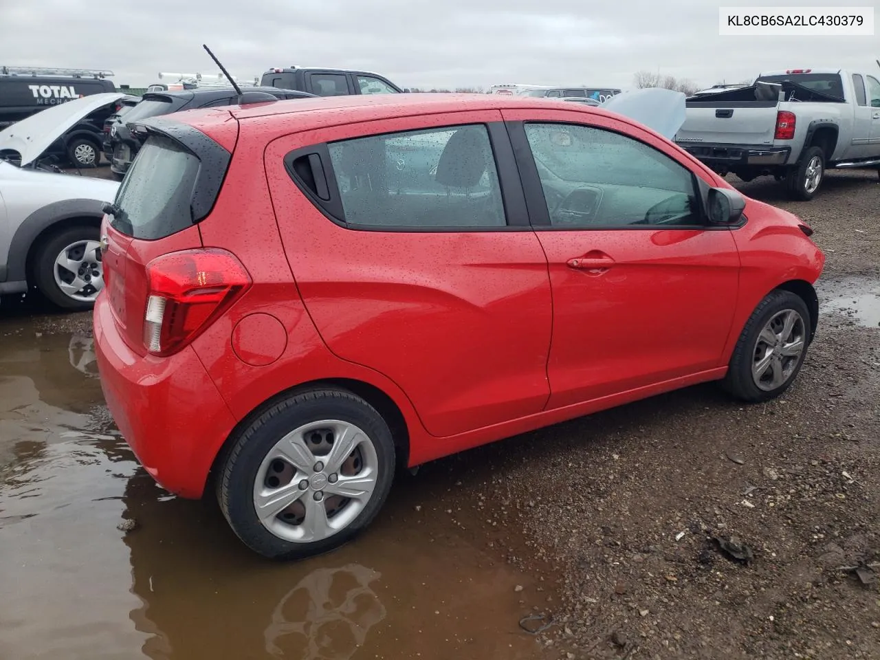 2020 Chevrolet Spark Ls VIN: KL8CB6SA2LC430379 Lot: 78546694