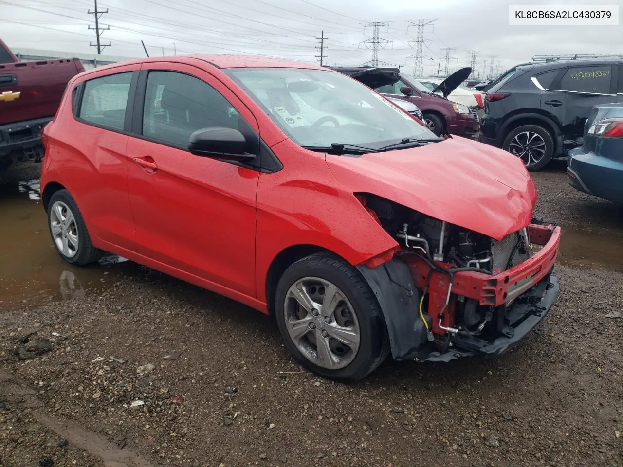 2020 Chevrolet Spark Ls VIN: KL8CB6SA2LC430379 Lot: 78546694