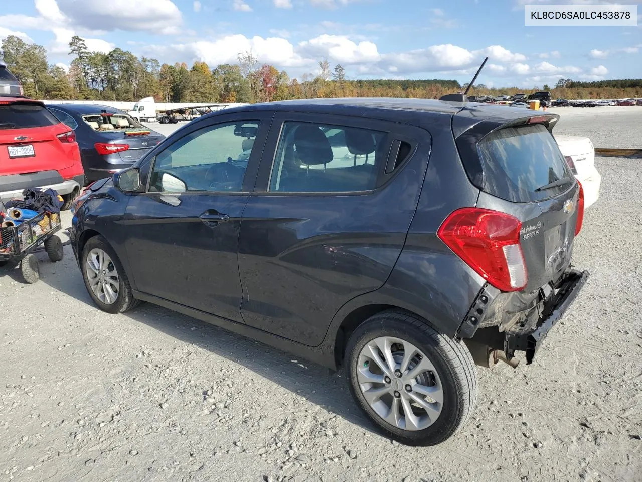 2020 Chevrolet Spark 1Lt VIN: KL8CD6SA0LC453878 Lot: 78622324