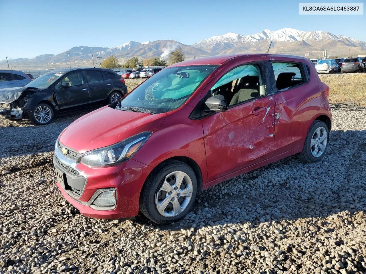 2020 Chevrolet Spark Ls VIN: KL8CA6SA6LC463887 Lot: 79428774