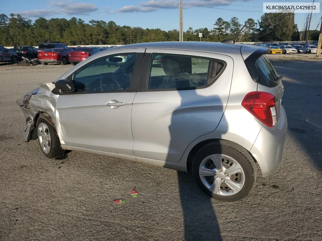 2020 Chevrolet Spark Ls VIN: KL8CB6SA7LC429812 Lot: 81052454