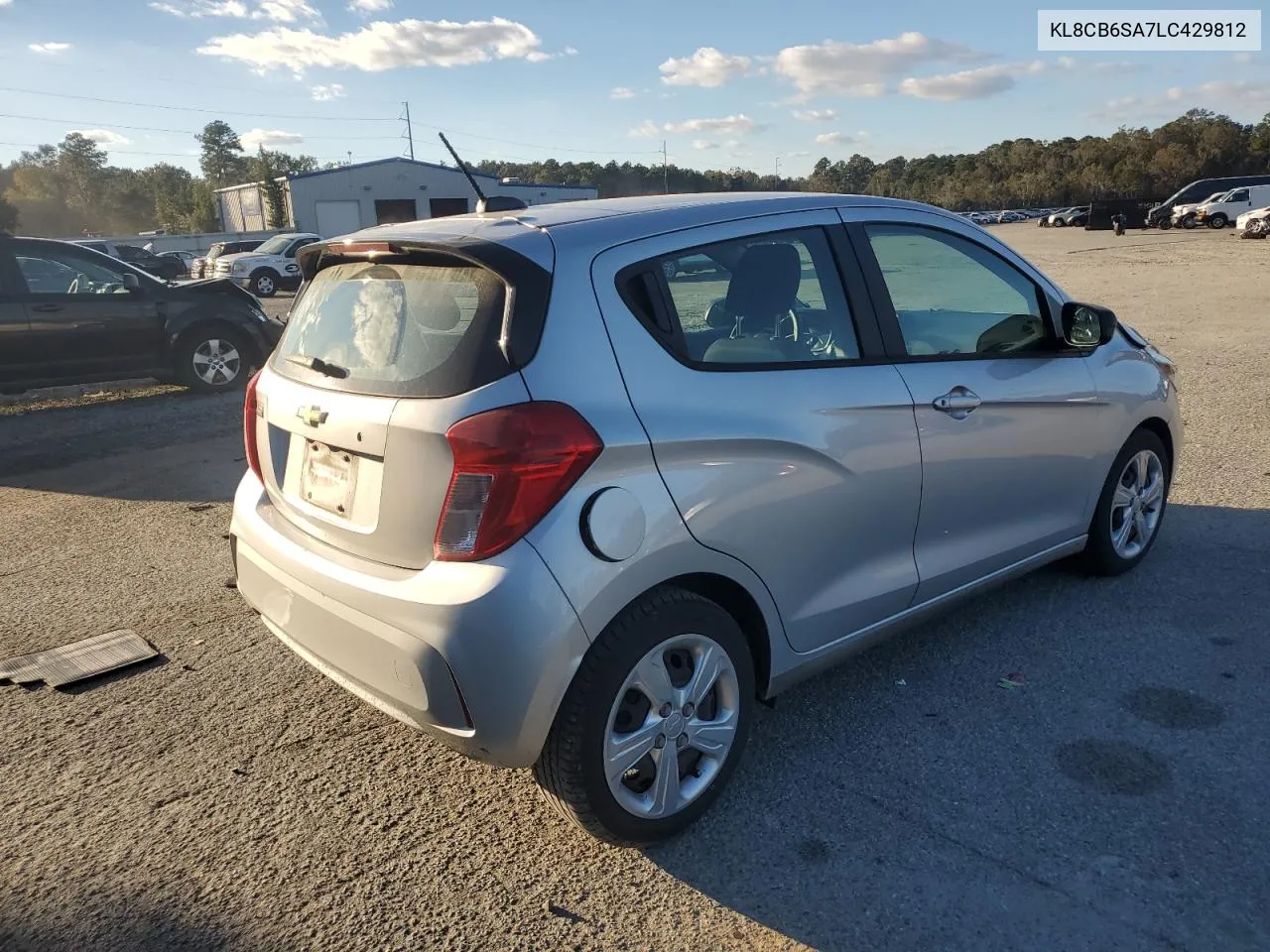 2020 Chevrolet Spark Ls VIN: KL8CB6SA7LC429812 Lot: 81052454