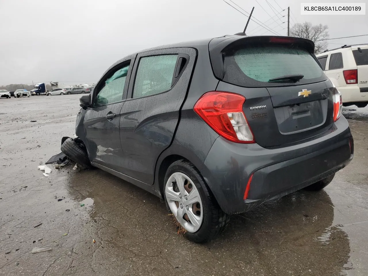 2020 Chevrolet Spark Ls VIN: KL8CB6SA1LC400189 Lot: 81309324