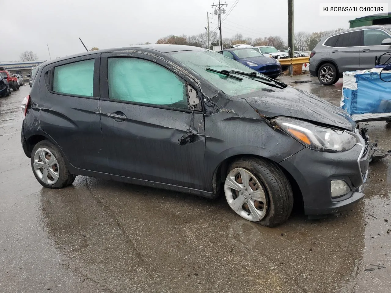 2020 Chevrolet Spark Ls VIN: KL8CB6SA1LC400189 Lot: 81309324