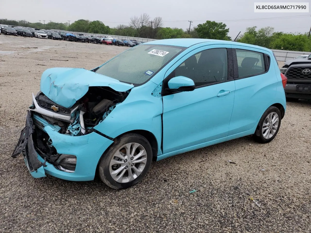 2021 Chevrolet Spark 1Lt VIN: KL8CD6SA9MC717990 Lot: 47862714