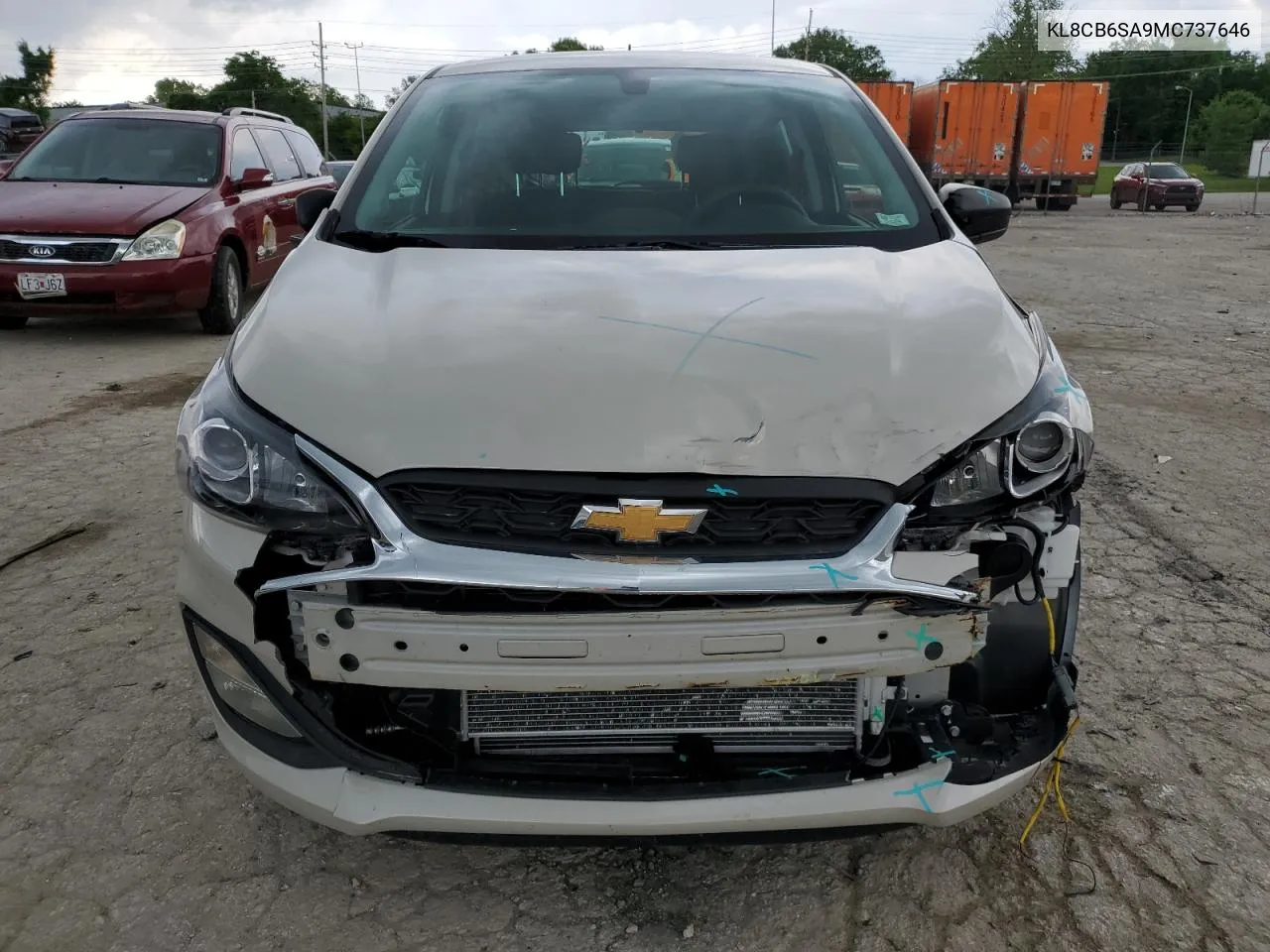 2021 Chevrolet Spark Ls VIN: KL8CB6SA9MC737646 Lot: 54962404