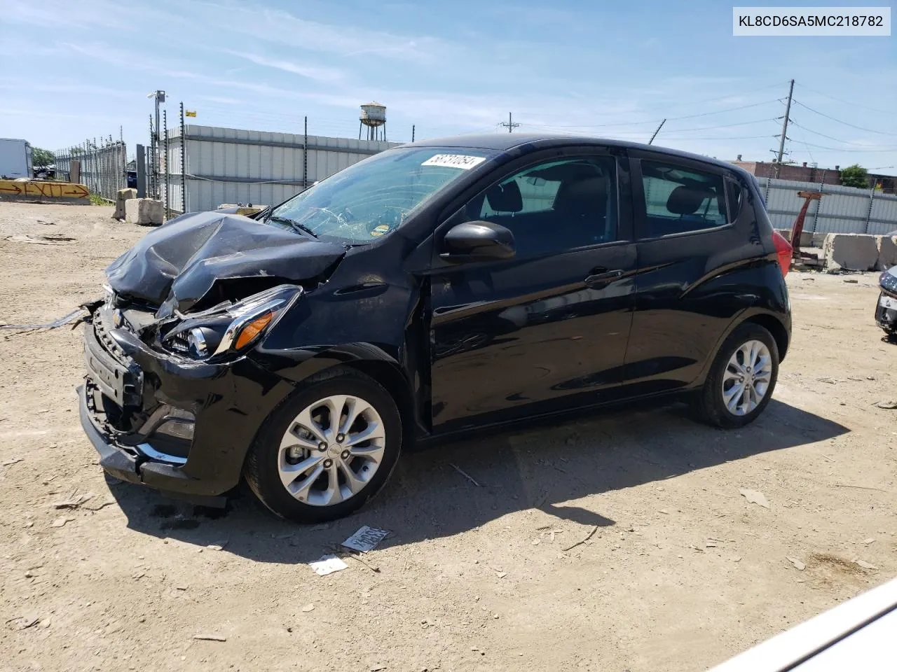 2021 Chevrolet Spark 1Lt VIN: KL8CD6SA5MC218782 Lot: 58731054