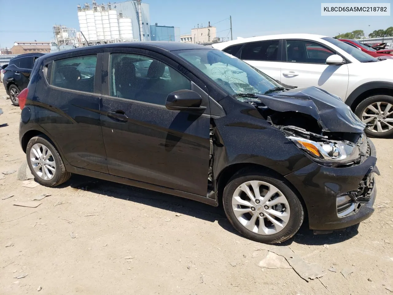 2021 Chevrolet Spark 1Lt VIN: KL8CD6SA5MC218782 Lot: 58731054