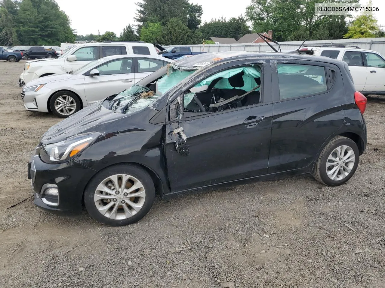 2021 Chevrolet Spark 1Lt VIN: KL8CD6SA4MC715306 Lot: 59338984