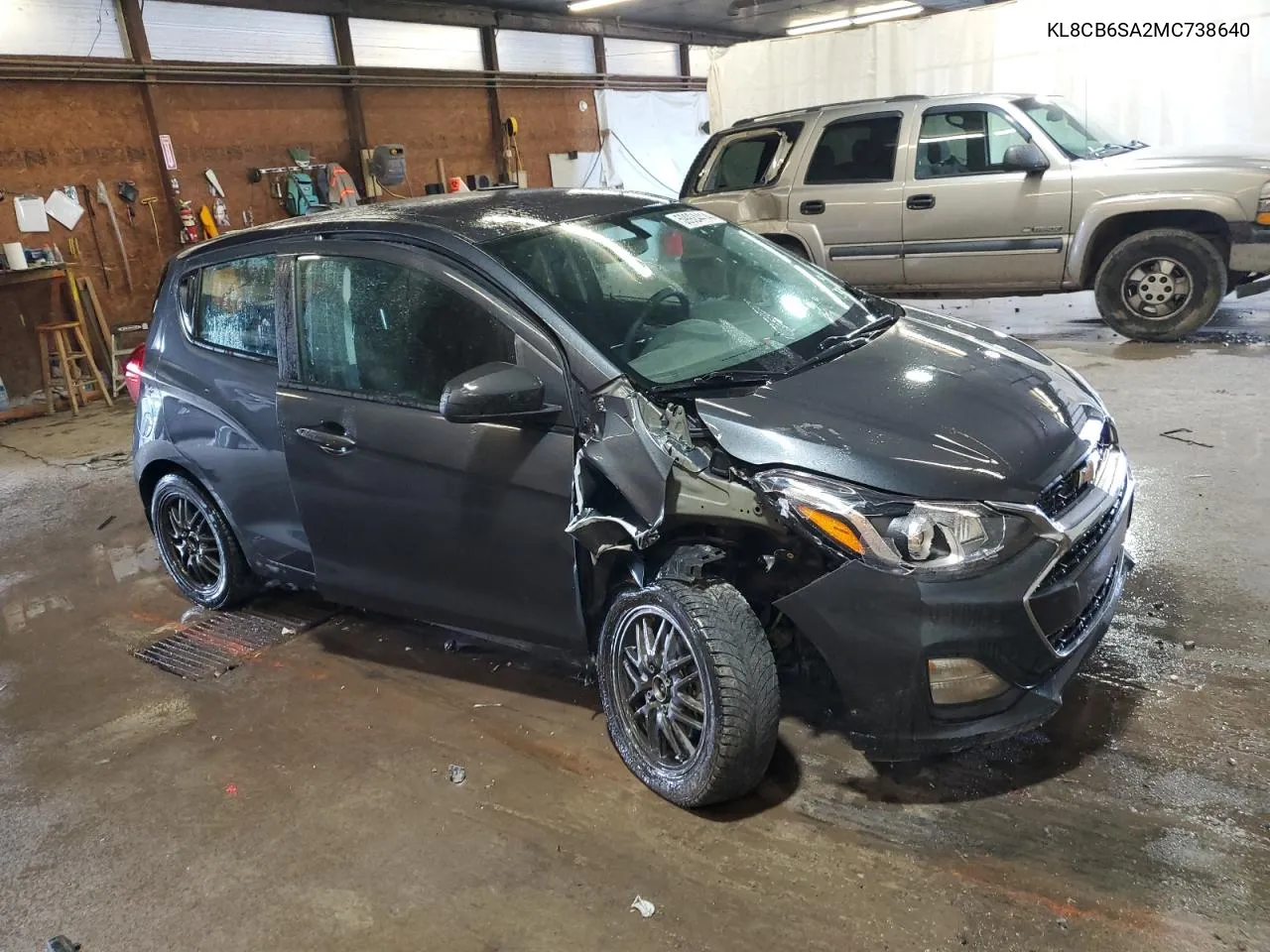 2021 Chevrolet Spark Ls VIN: KL8CB6SA2MC738640 Lot: 59924414