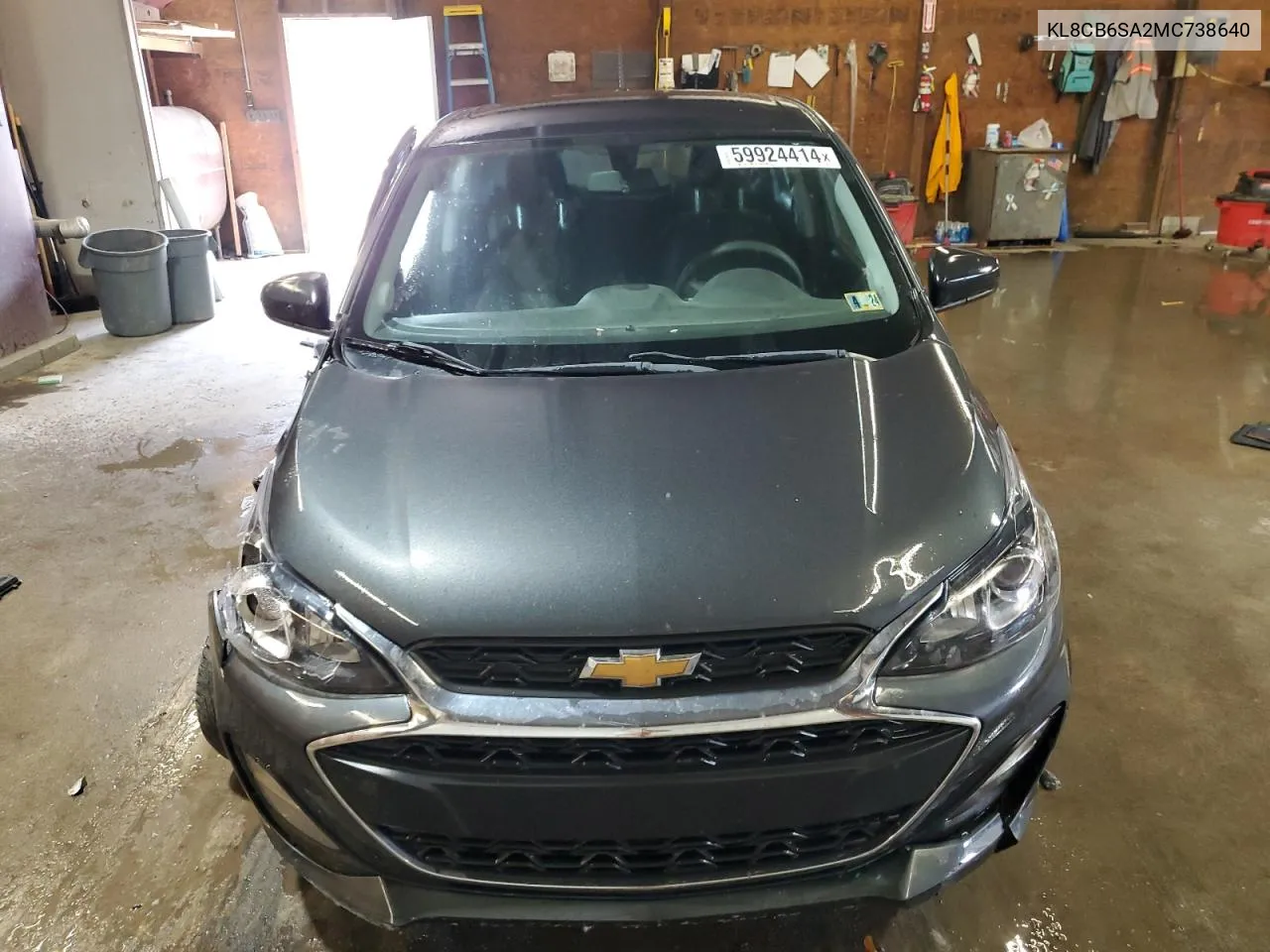 2021 Chevrolet Spark Ls VIN: KL8CB6SA2MC738640 Lot: 59924414