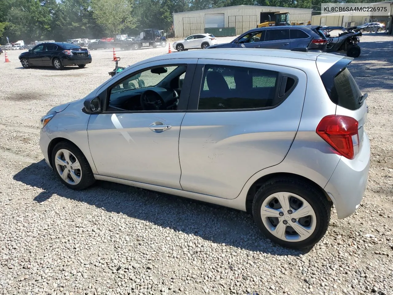 2021 Chevrolet Spark Ls VIN: KL8CB6SA4MC226975 Lot: 61385934