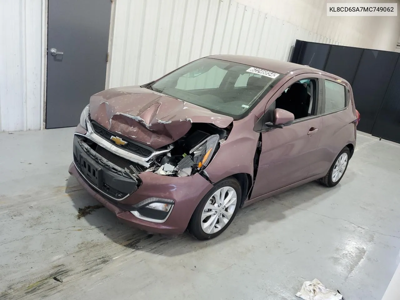 2021 Chevrolet Spark 1Lt VIN: KL8CD6SA7MC749062 Lot: 62246854