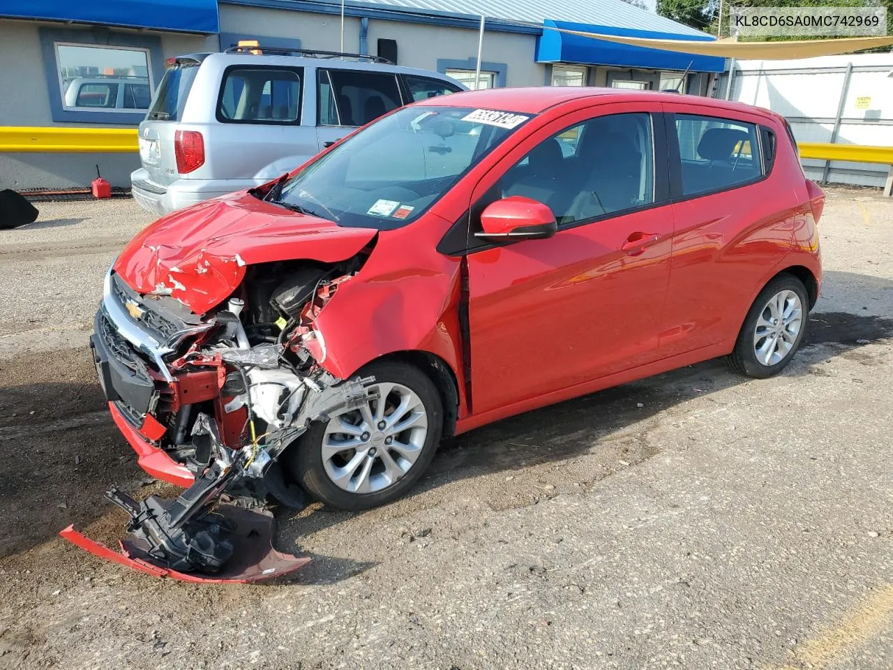 2021 Chevrolet Spark 1Lt VIN: KL8CD6SA0MC742969 Lot: 65836134