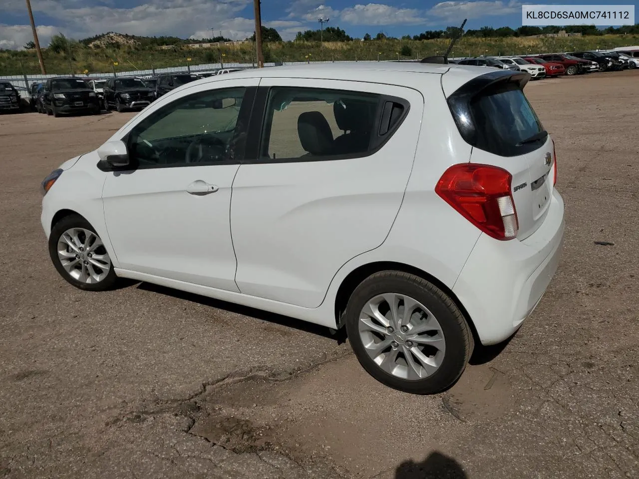 2021 Chevrolet Spark 1Lt VIN: KL8CD6SA0MC741112 Lot: 67901704