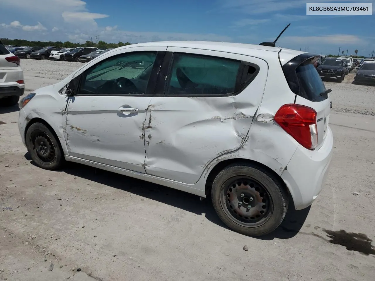 2021 Chevrolet Spark Ls VIN: KL8CB6SA3MC703461 Lot: 68029144