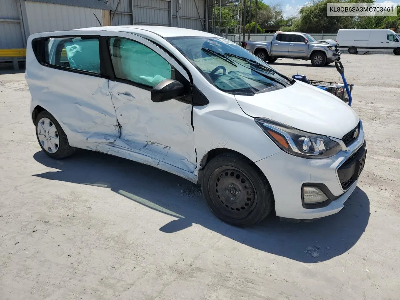 2021 Chevrolet Spark Ls VIN: KL8CB6SA3MC703461 Lot: 68029144