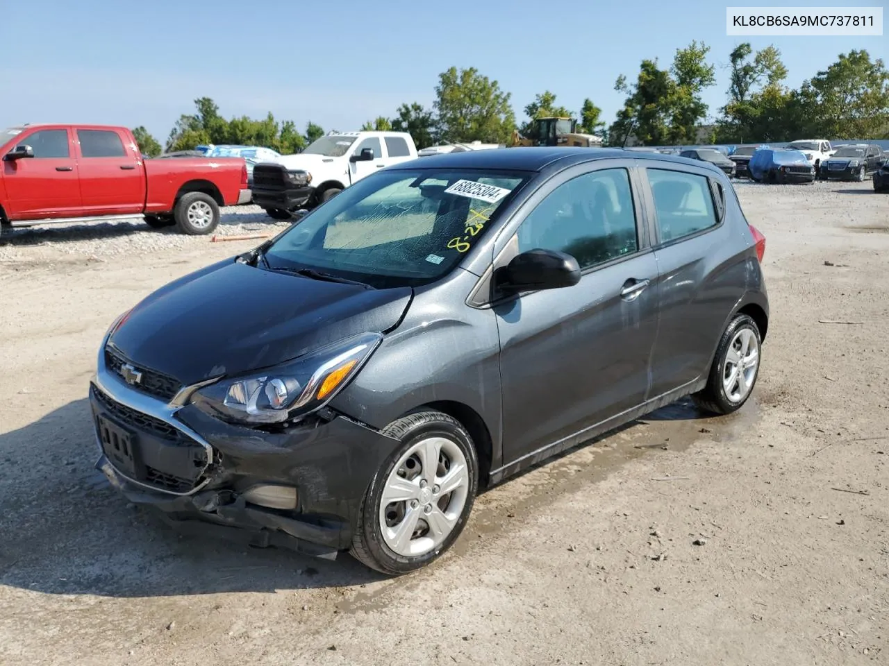 2021 Chevrolet Spark Ls VIN: KL8CB6SA9MC737811 Lot: 68825304