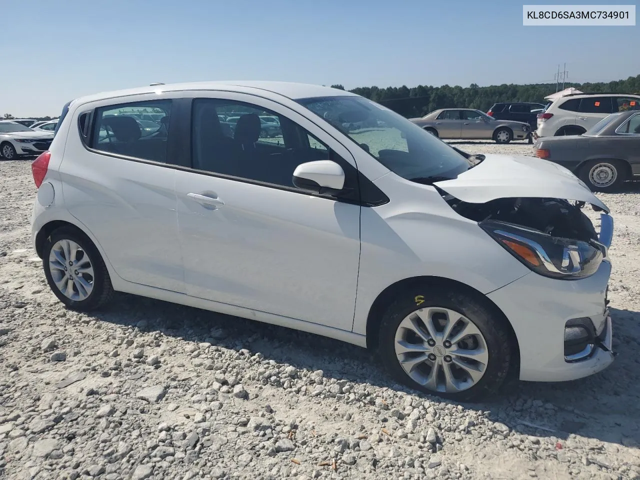 2021 Chevrolet Spark 1Lt VIN: KL8CD6SA3MC734901 Lot: 69008134