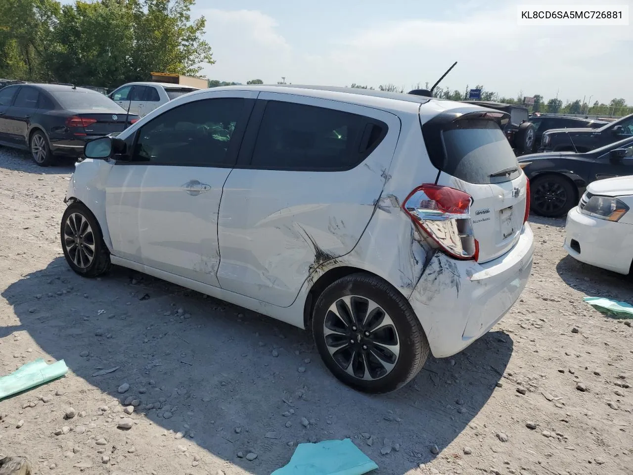 2021 Chevrolet Spark 1Lt VIN: KL8CD6SA5MC726881 Lot: 69162574