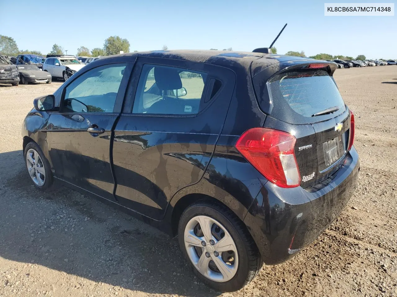 2021 Chevrolet Spark Ls VIN: KL8CB6SA7MC714348 Lot: 69972684