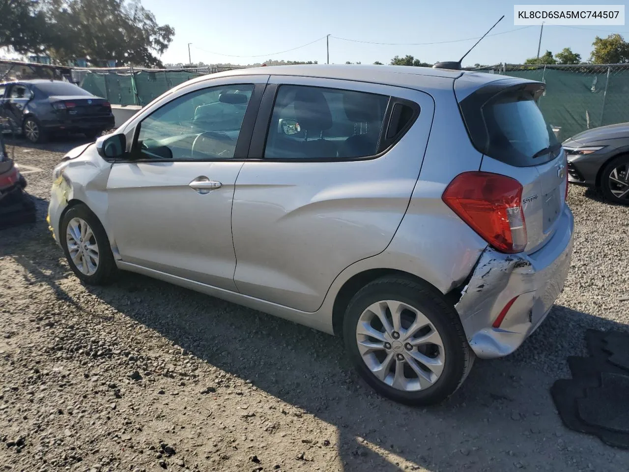 2021 Chevrolet Spark 1Lt VIN: KL8CD6SA5MC744507 Lot: 70748244