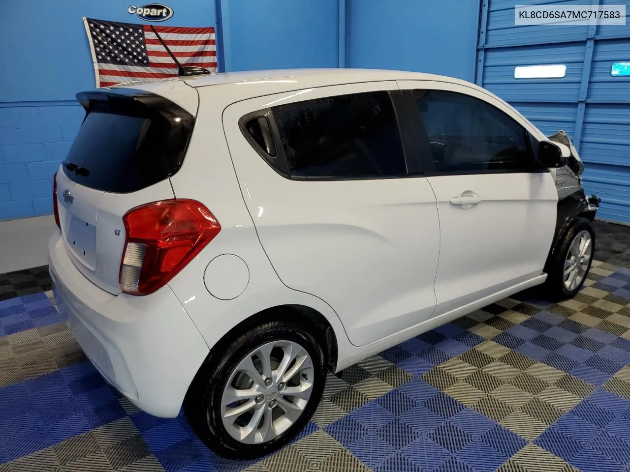 2021 Chevrolet Spark 1Lt VIN: KL8CD6SA7MC717583 Lot: 71947594