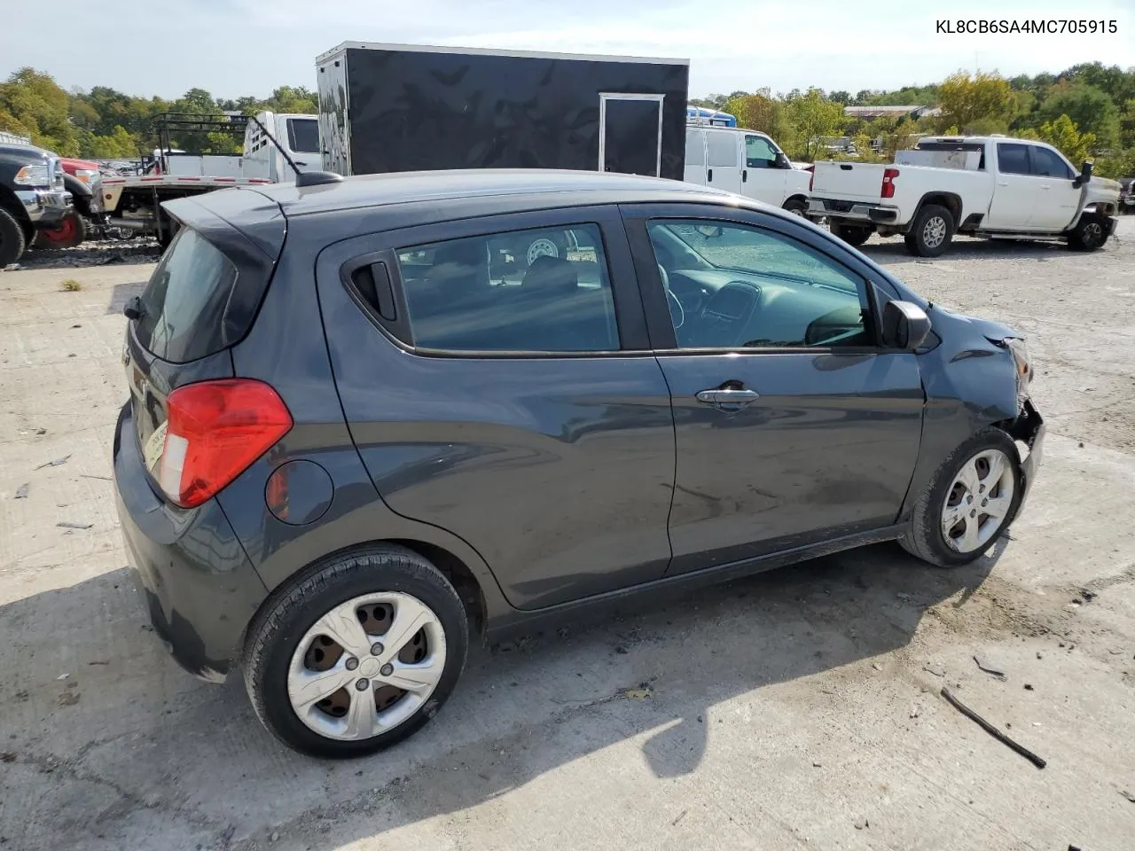 2021 Chevrolet Spark Ls VIN: KL8CB6SA4MC705915 Lot: 72507024