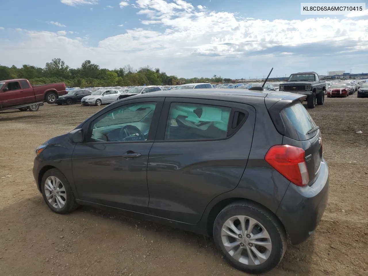 2021 Chevrolet Spark 1Lt VIN: KL8CD6SA6MC710415 Lot: 72512444