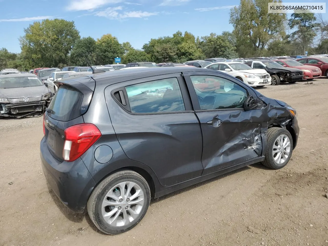 2021 Chevrolet Spark 1Lt VIN: KL8CD6SA6MC710415 Lot: 72512444