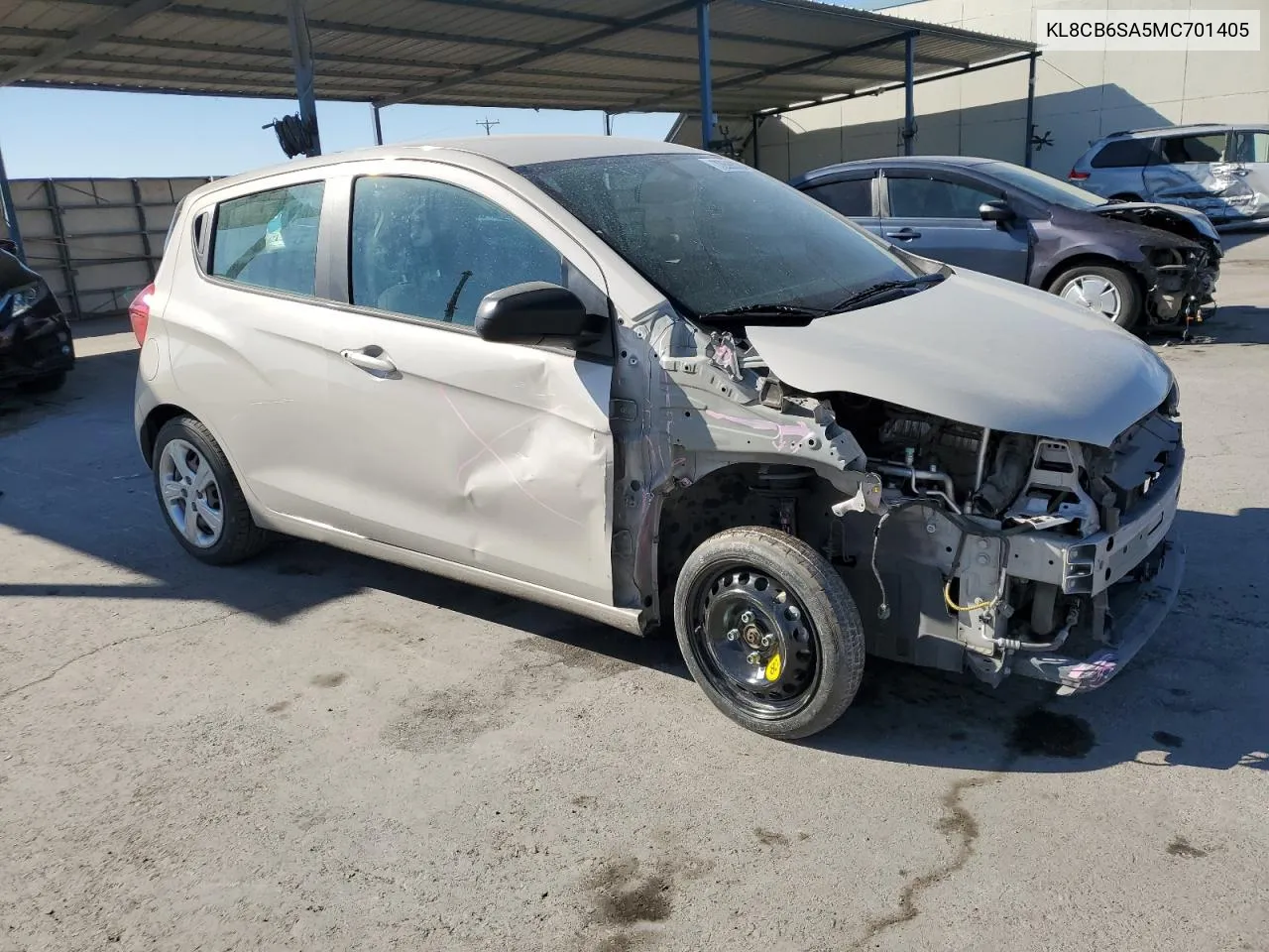 2021 Chevrolet Spark Ls VIN: KL8CB6SA5MC701405 Lot: 72690024