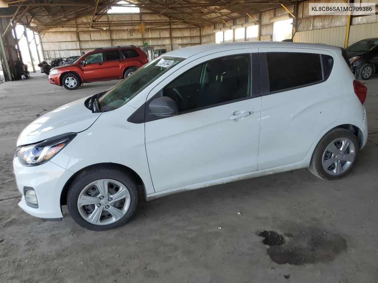 2021 Chevrolet Spark Ls VIN: KL8CB6SA1MC709386 Lot: 73047644