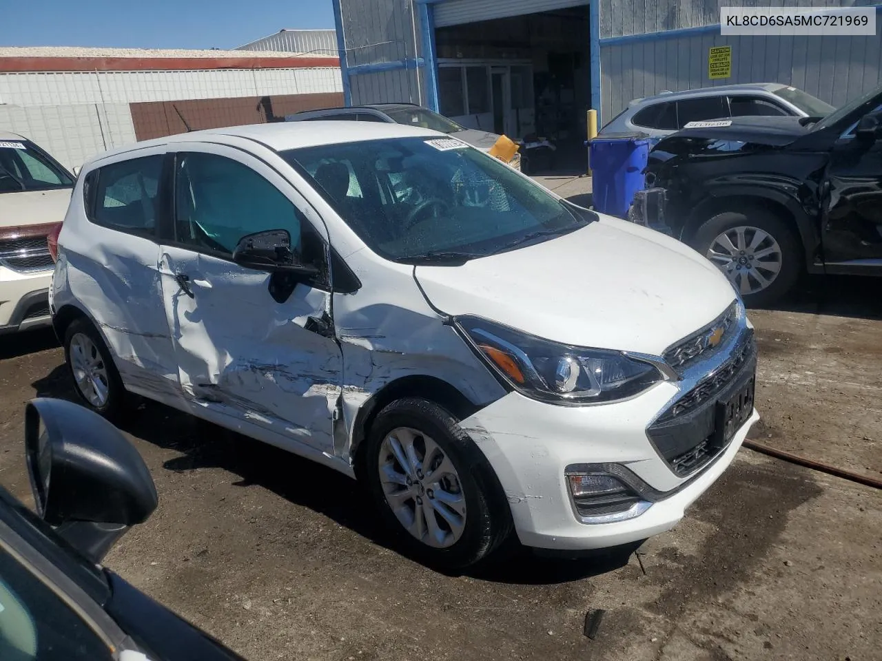 2021 Chevrolet Spark 1Lt VIN: KL8CD6SA5MC721969 Lot: 73666694