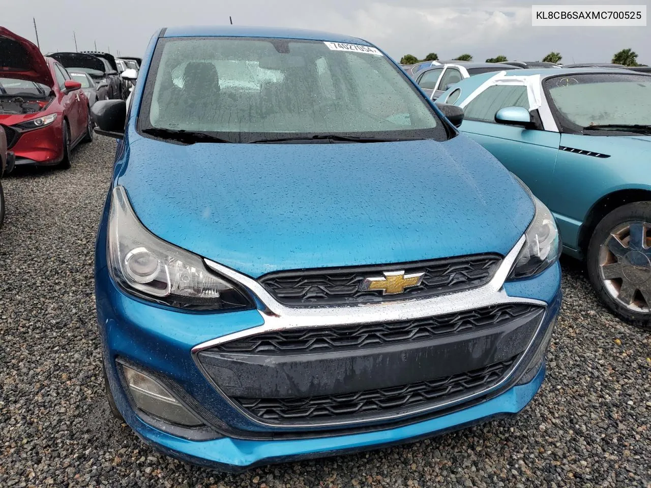 2021 Chevrolet Spark Ls VIN: KL8CB6SAXMC700525 Lot: 74027054