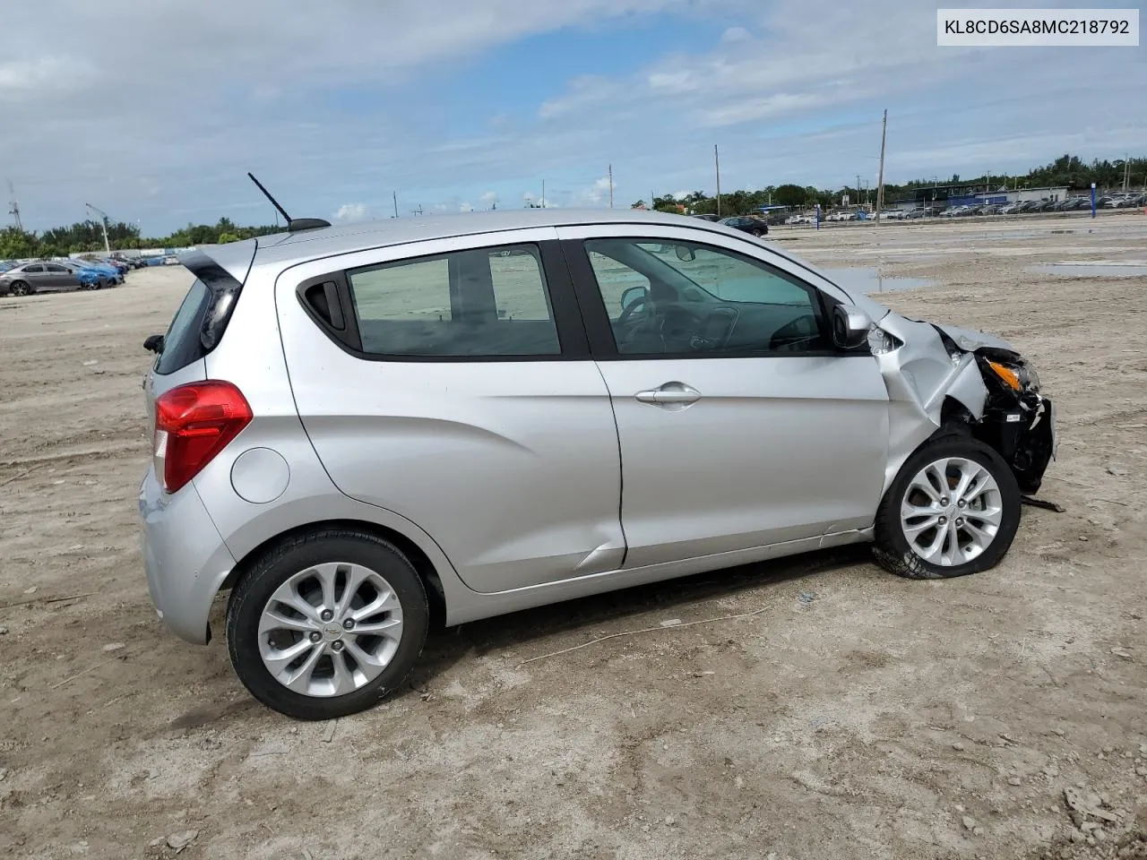 2021 Chevrolet Spark 1Lt VIN: KL8CD6SA8MC218792 Lot: 74719134